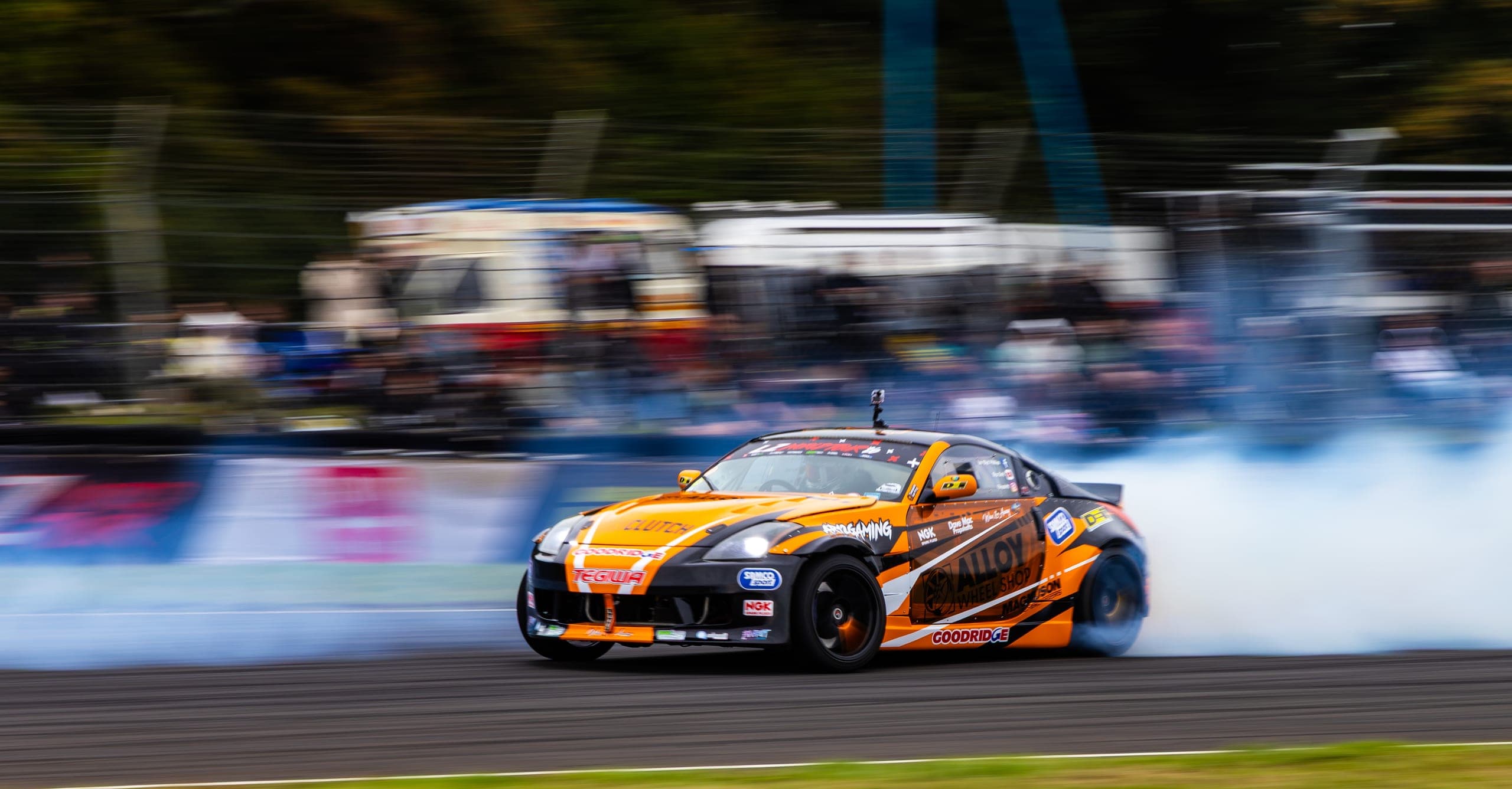 BizzDrift drifting at AdamLZ World Tour 2026