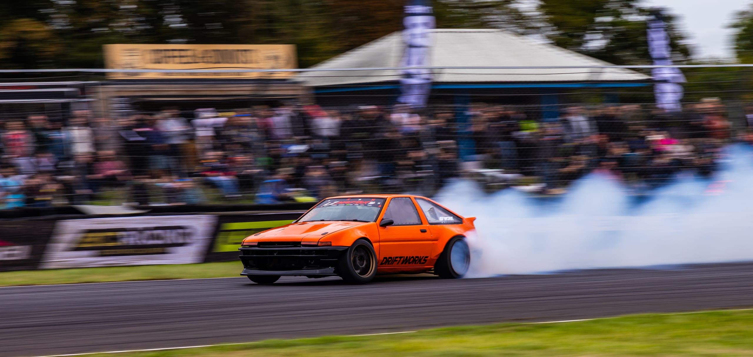 Driftworks drifting at AdamLZ World Tour 2026