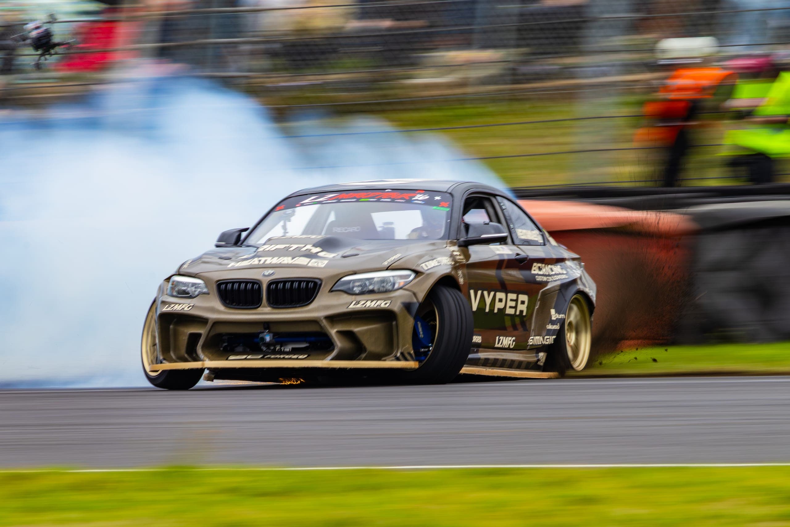 Adam LZ drifting at AdamLZ World Tour 2026