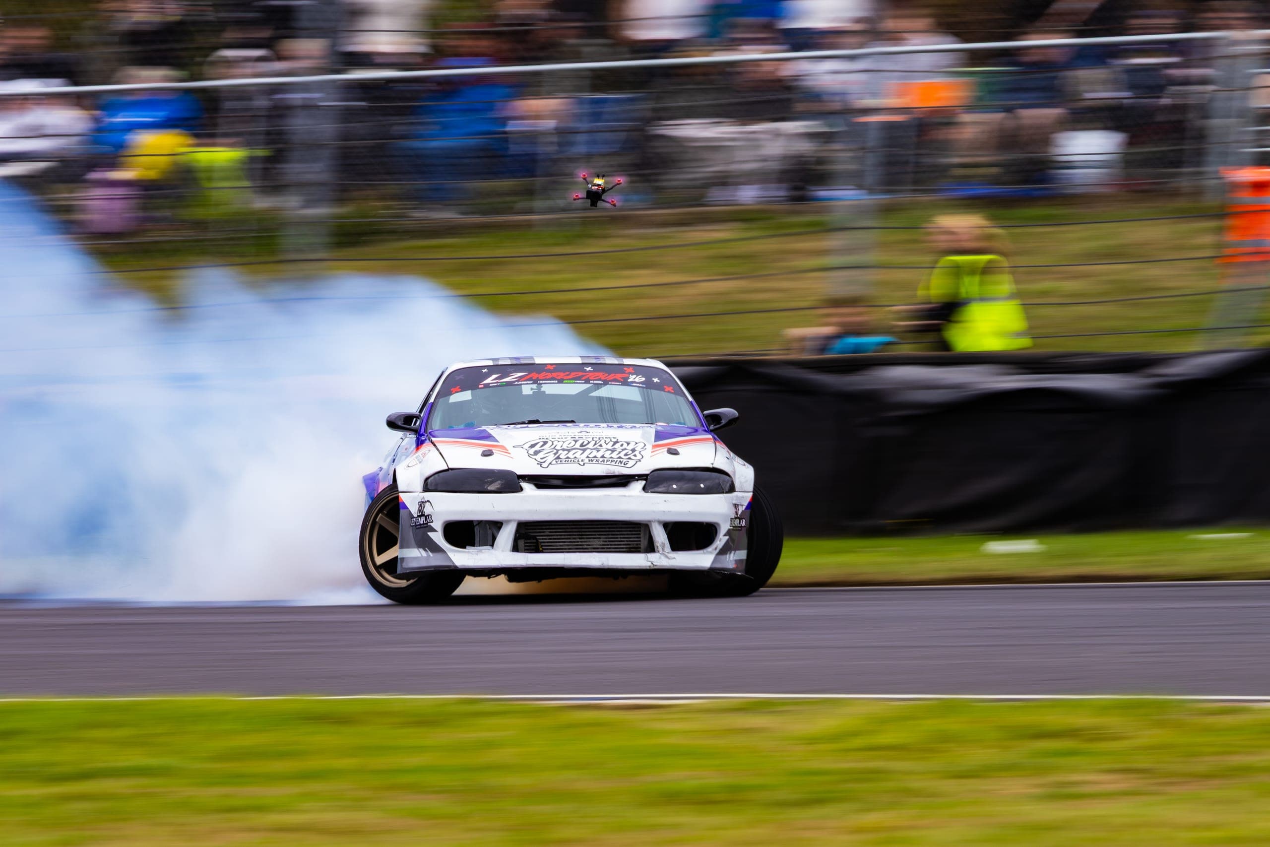 Nico Cleanstyle drifting at AdamLZ World Tour 2026