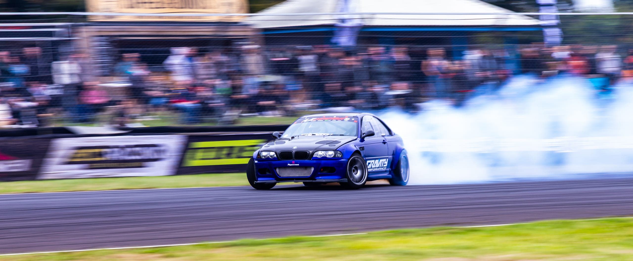 Shane Faber drifting at AdamLZ World Tour 2026