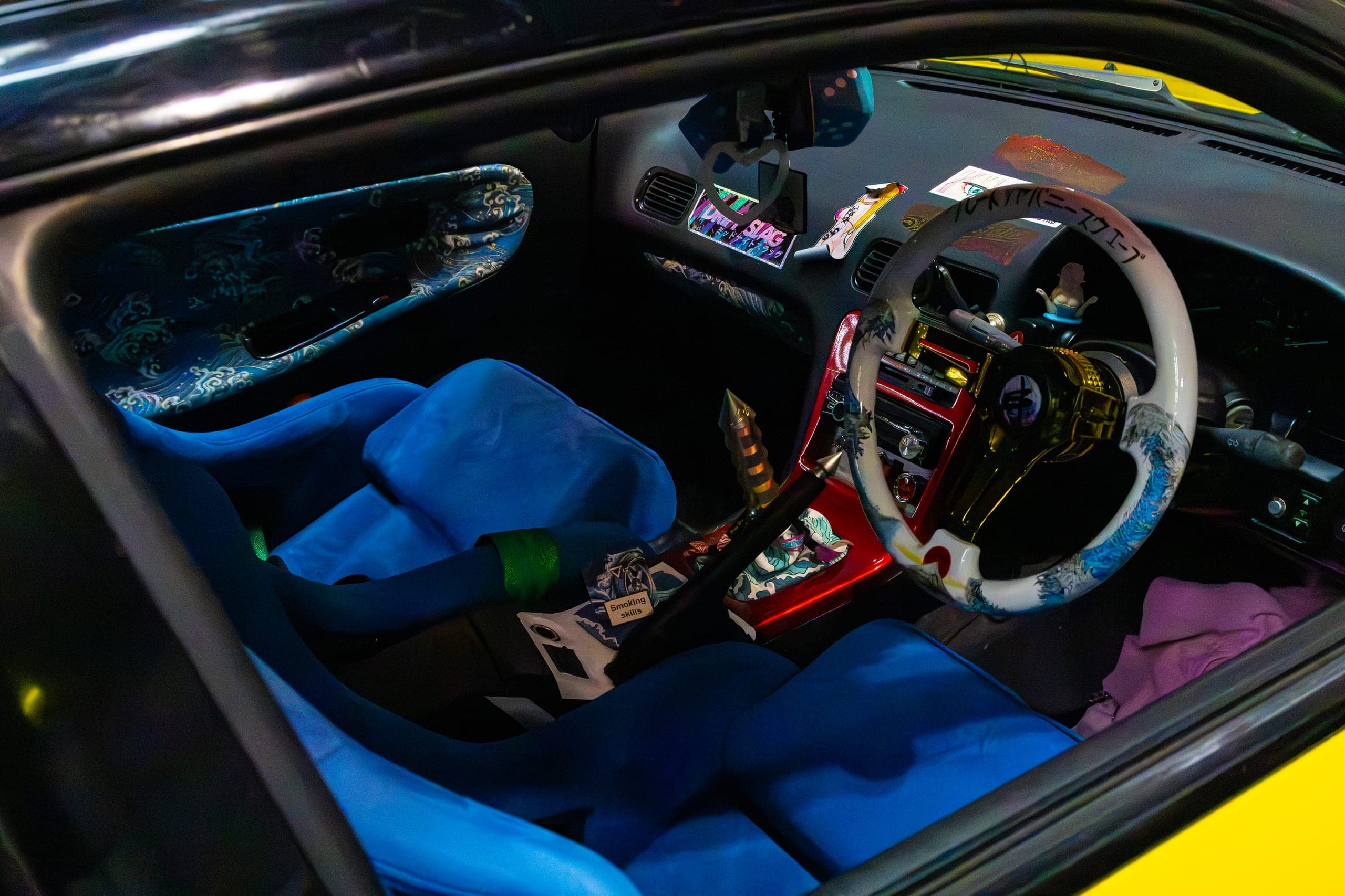 A lived-in interior with covers and stickers, Gravity 2026